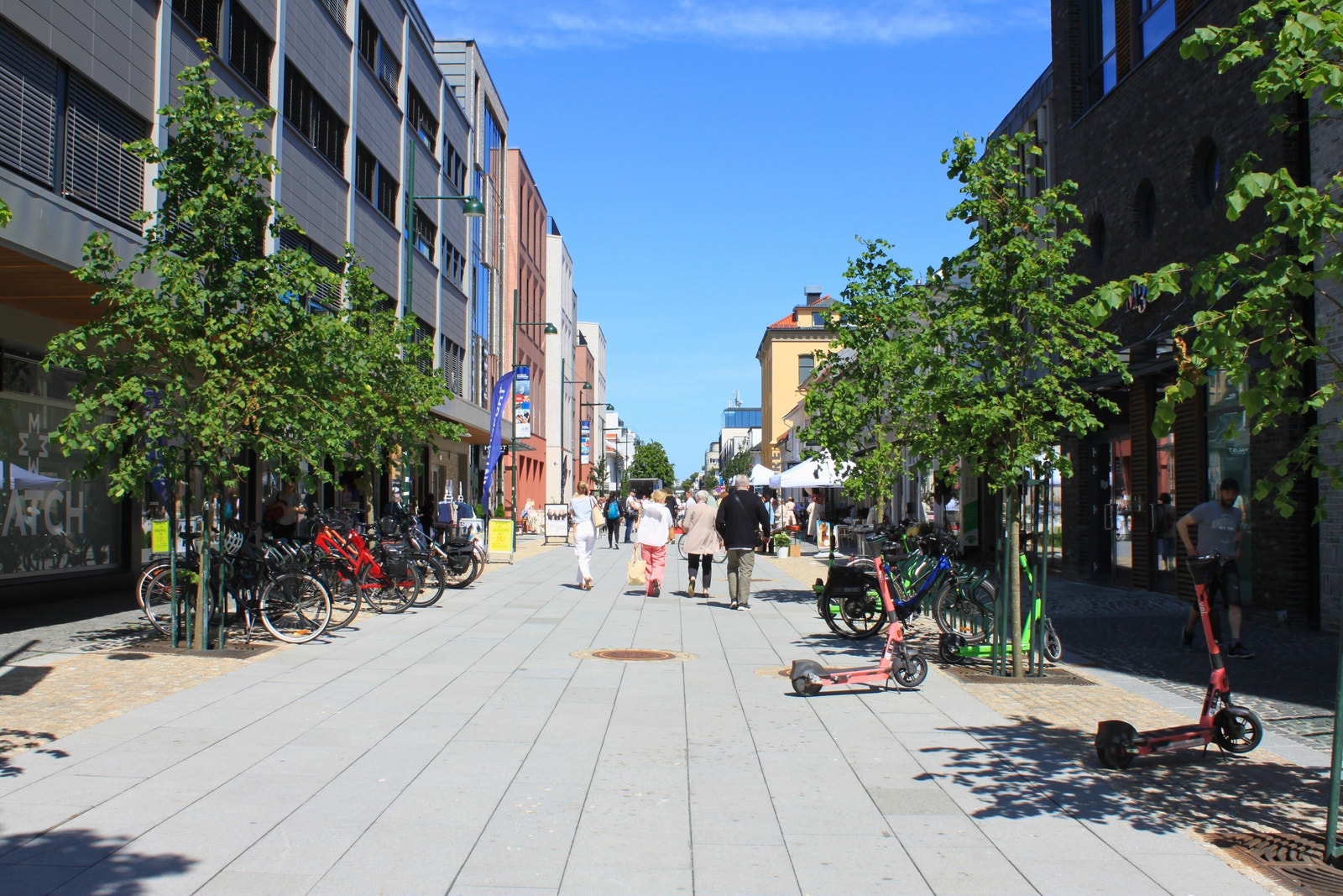 Skippergata, sett fra Markens. Galleribilde