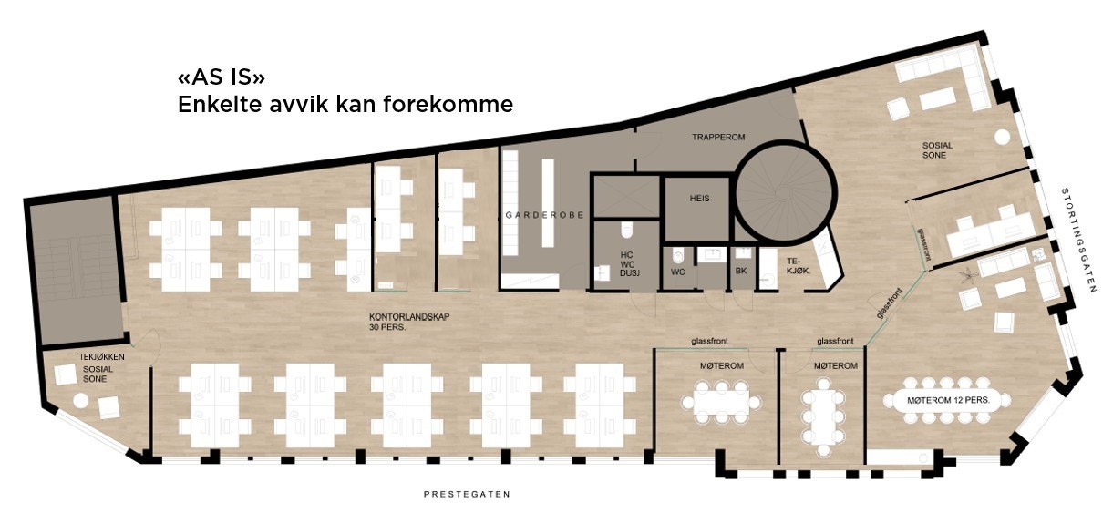 Dagens løsning (enkelte avvik kan forekomme). Galleribilde
