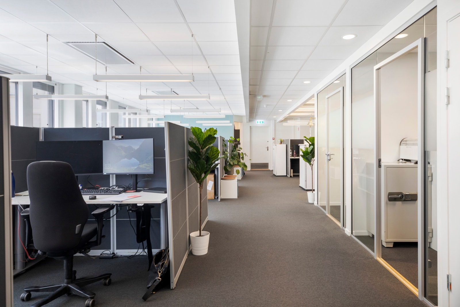 Åpne og lyse lokaler. Galleribilde