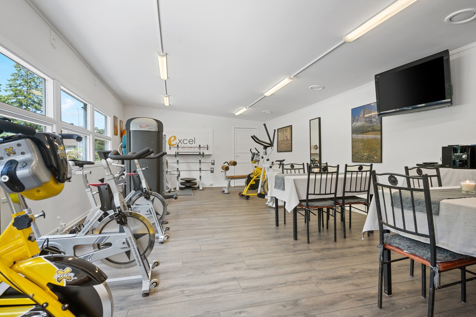 Sosialsone med treningsdel Galleribilde