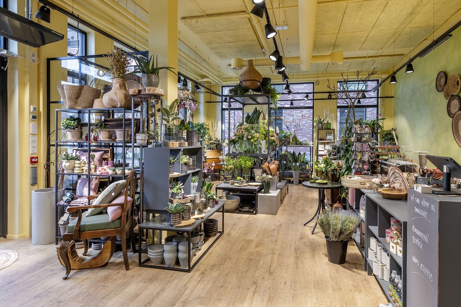Blomster-/interiørbutikk i Meierikvartalet - Lillestrøms nye samlingspunkt Galleribilde