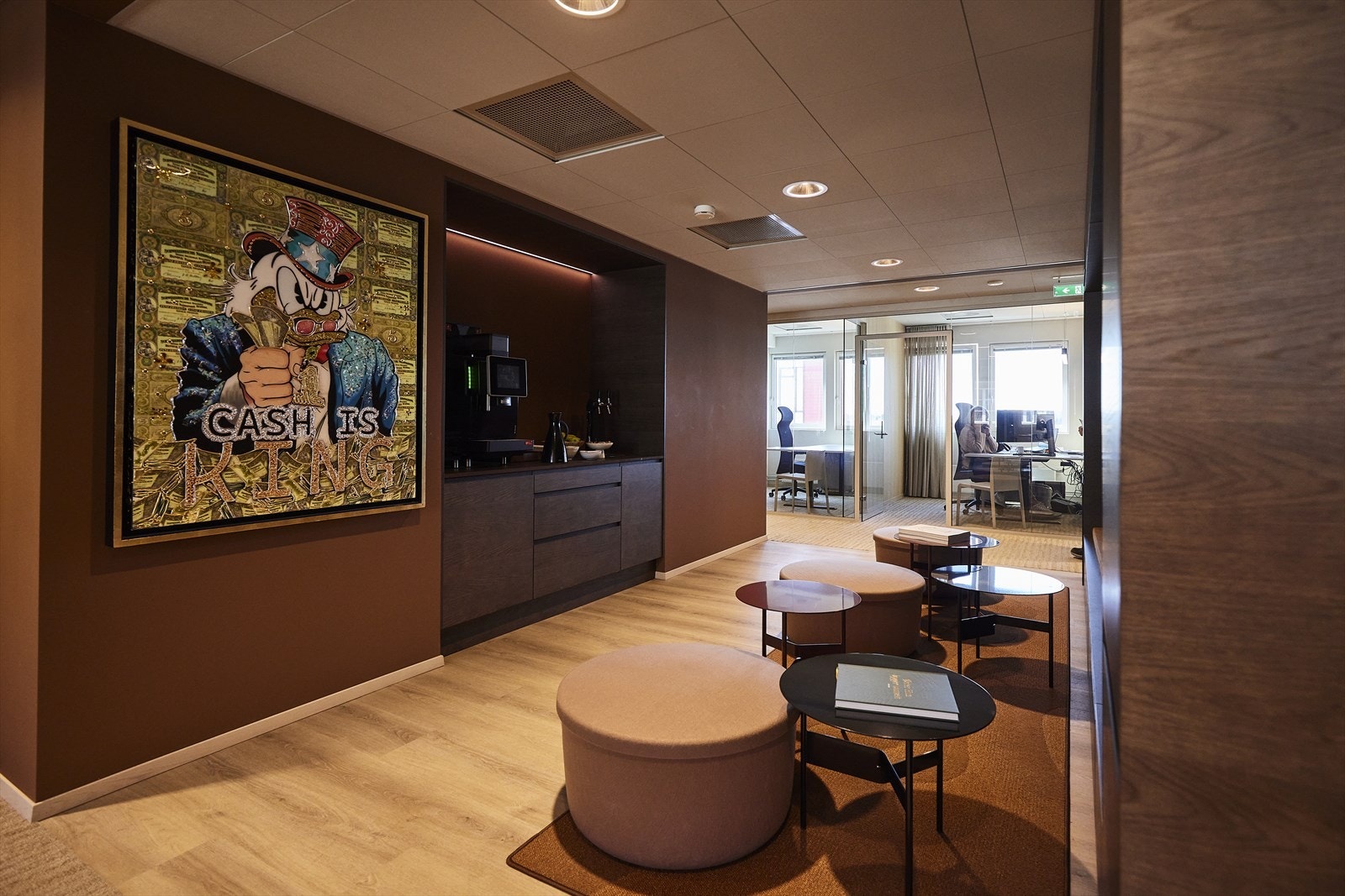 Moderne og lune soner og kontorer Galleribilde