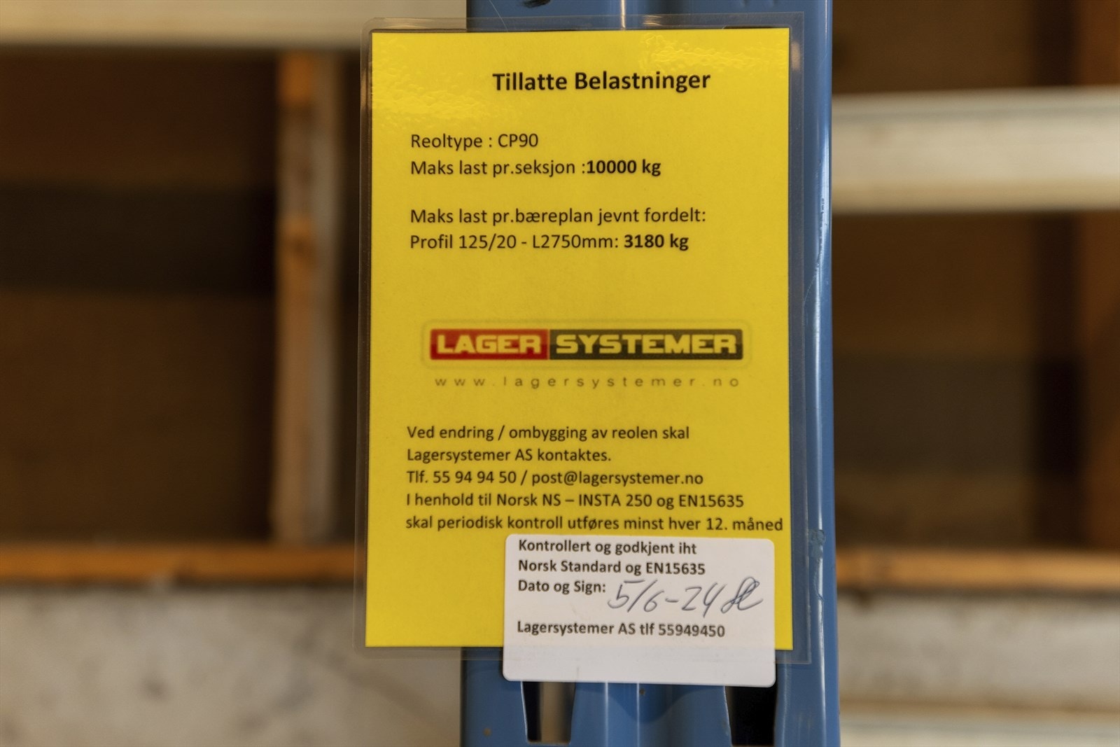 Hyllesystem Galleribilde