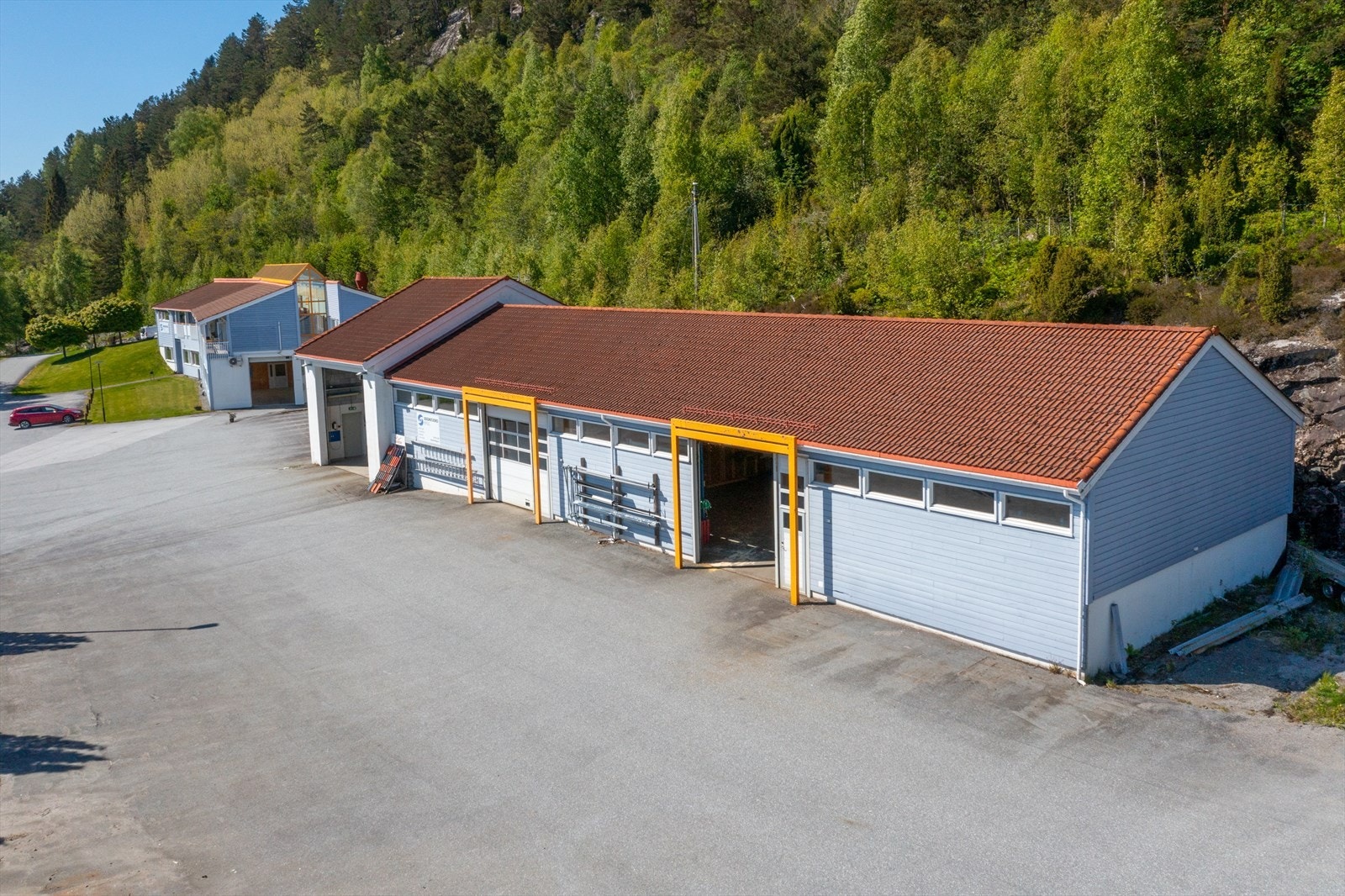 Oversikt fra øst mot vest Galleribilde