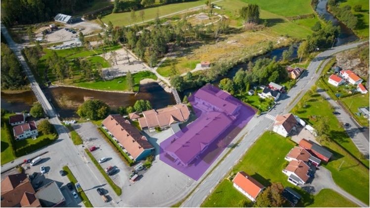 Inndeling slik det er tenkt etter overtakelse Galleribilde