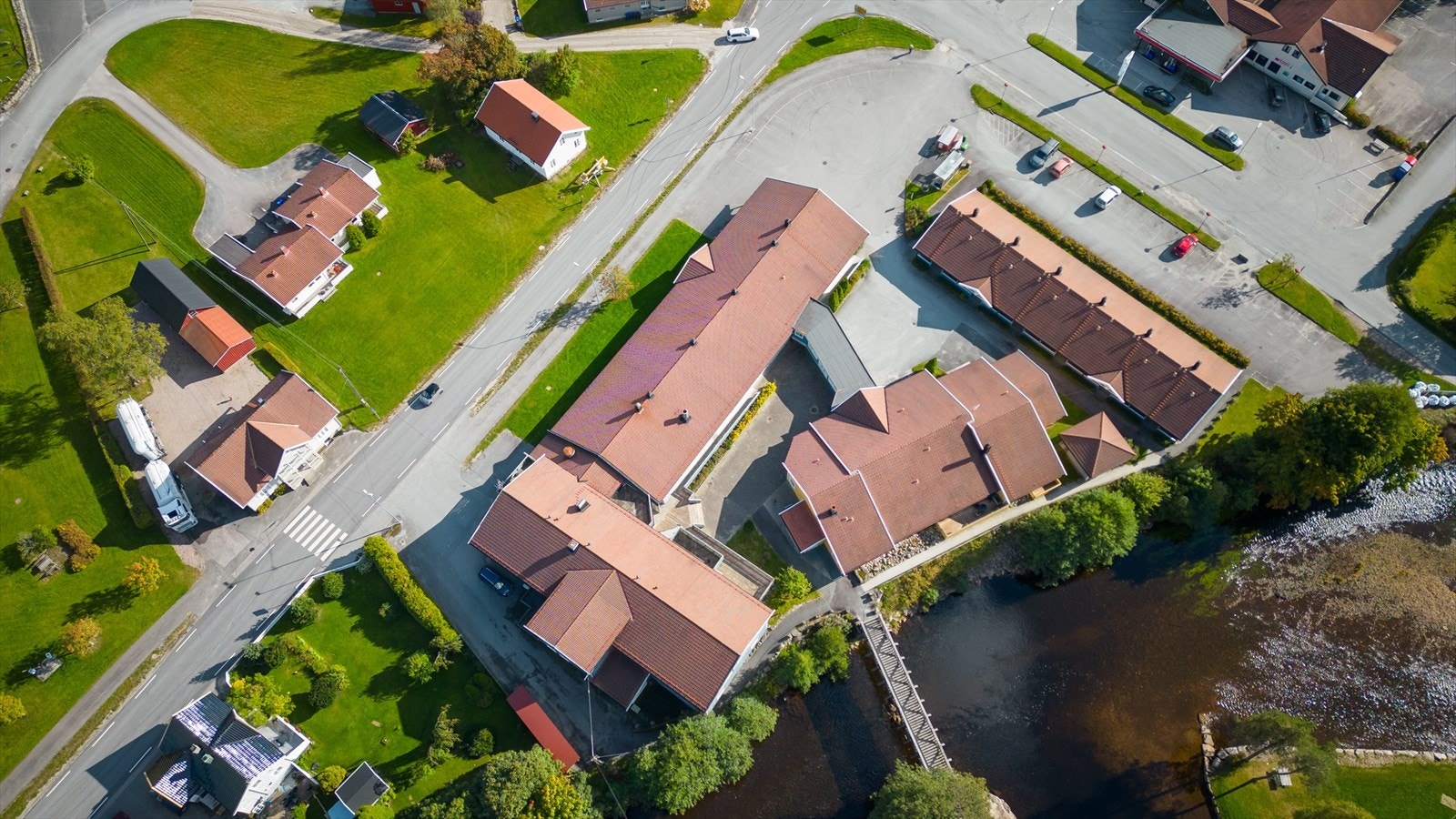 Dronebilde Galleribilde