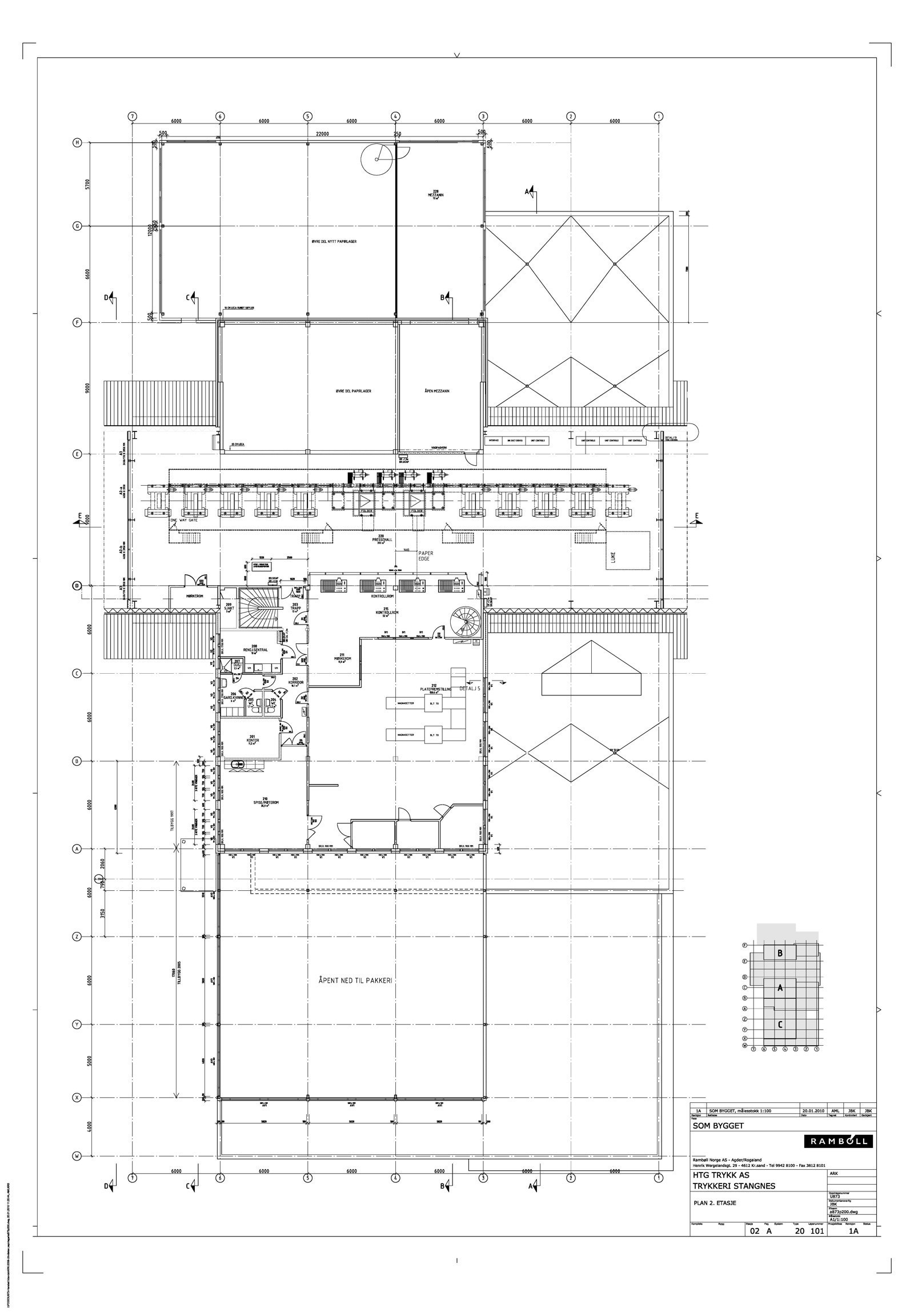 Plantegning 2 etg Galleribilde