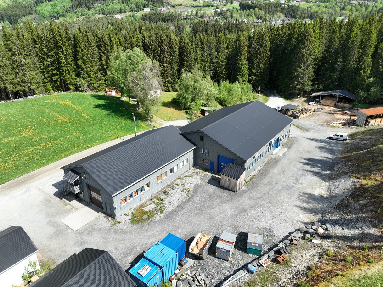 Dronefoto Bjørgavegen 34 Galleribilde