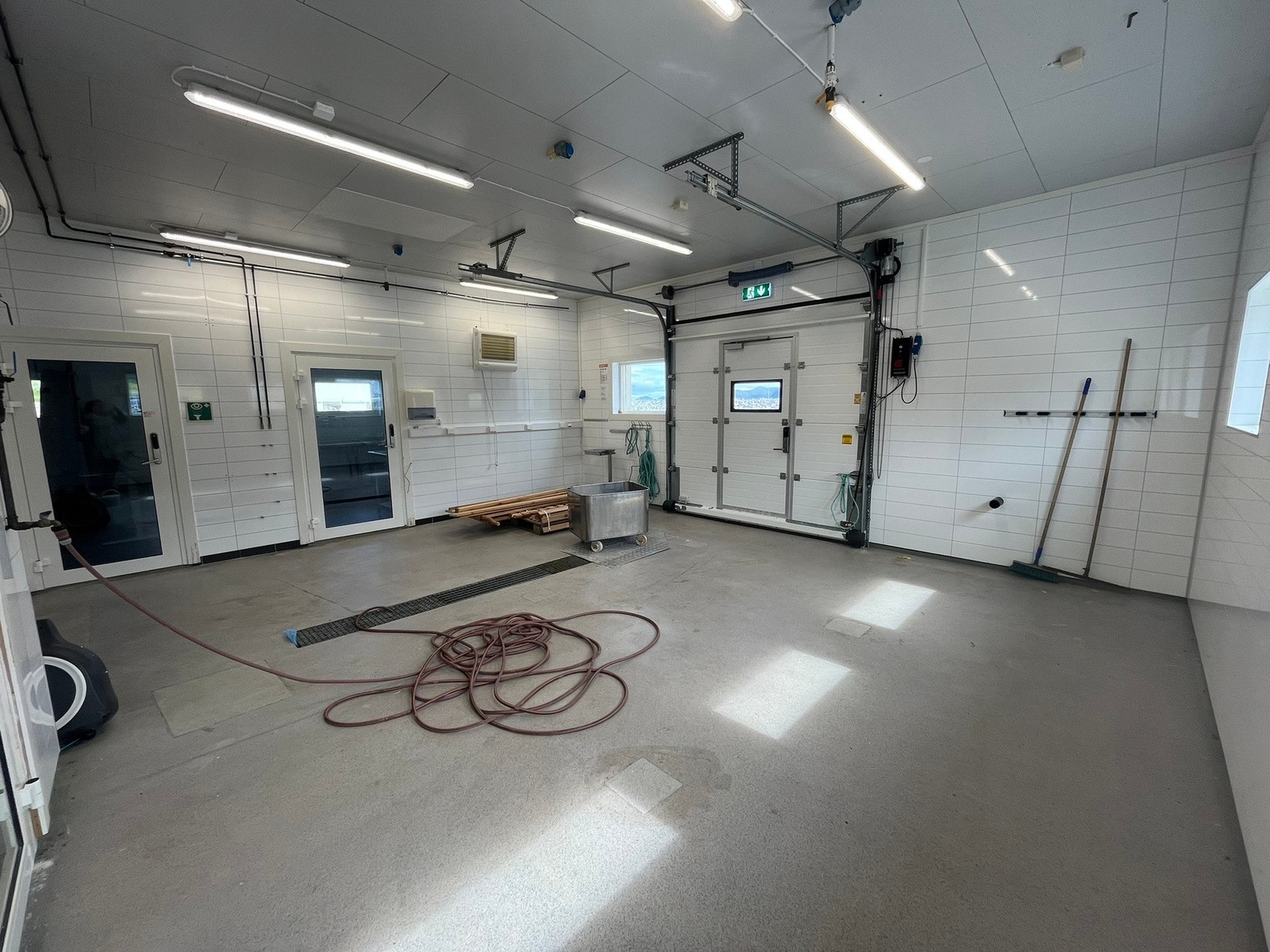 1. etasje består av produksjonslokaler Galleribilde