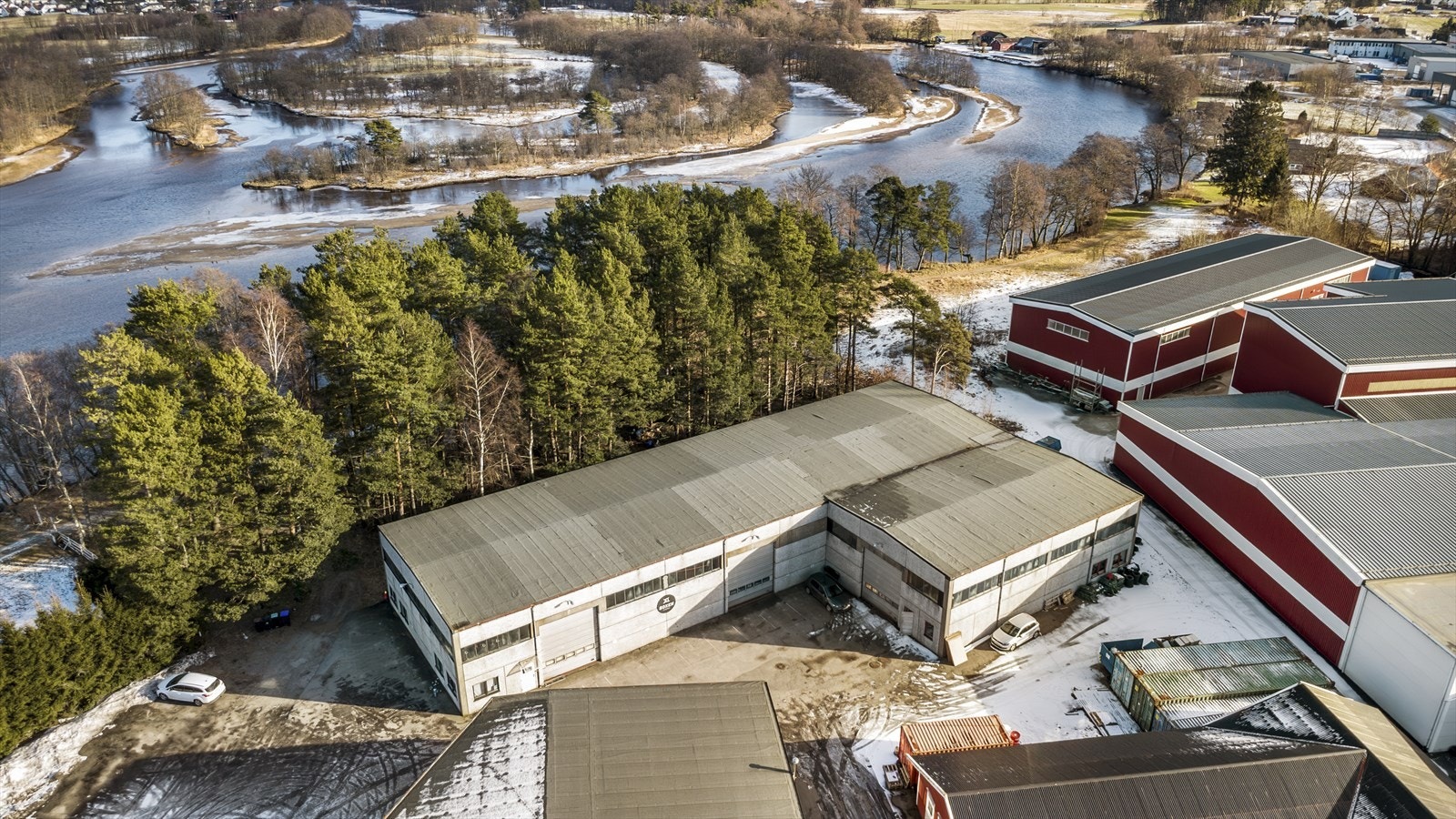 Dronefoto Galleribilde