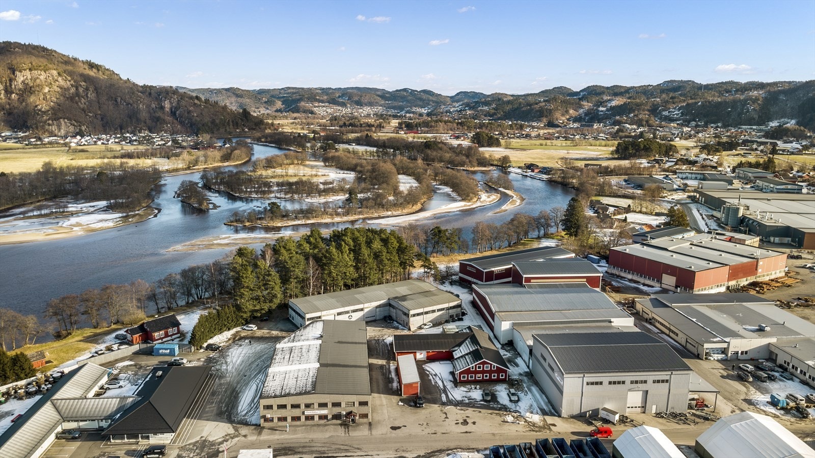 Dronefoto Galleribilde