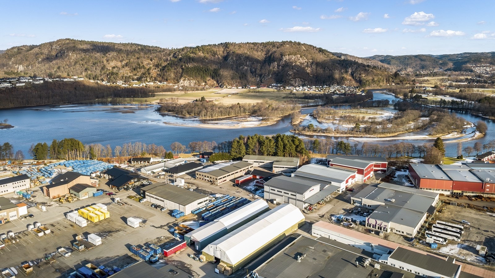 Dronefoto Galleribilde