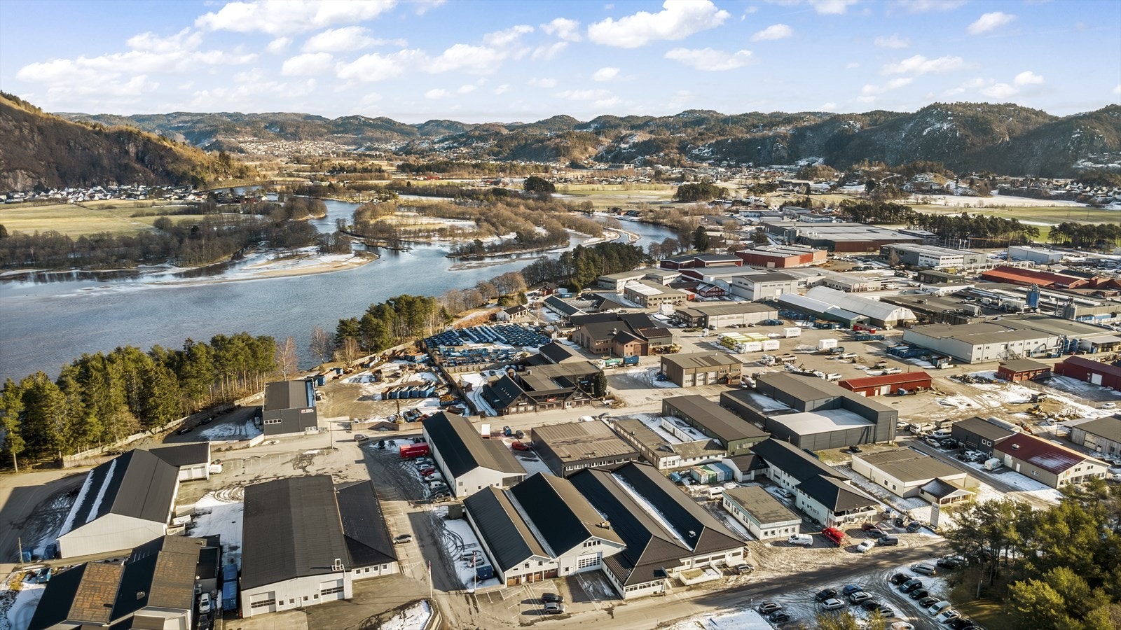 Dronefoto Galleribilde