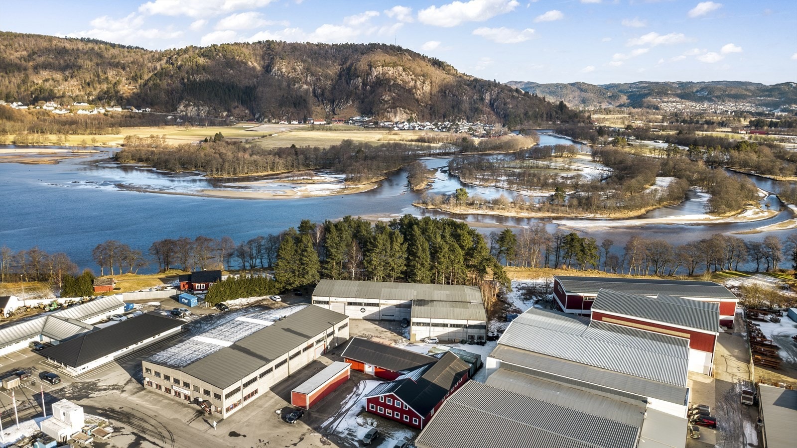 Dronefoto Galleribilde
