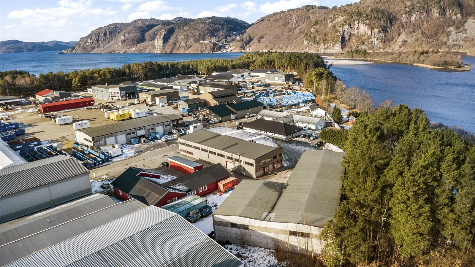 Dronefoto Galleribilde