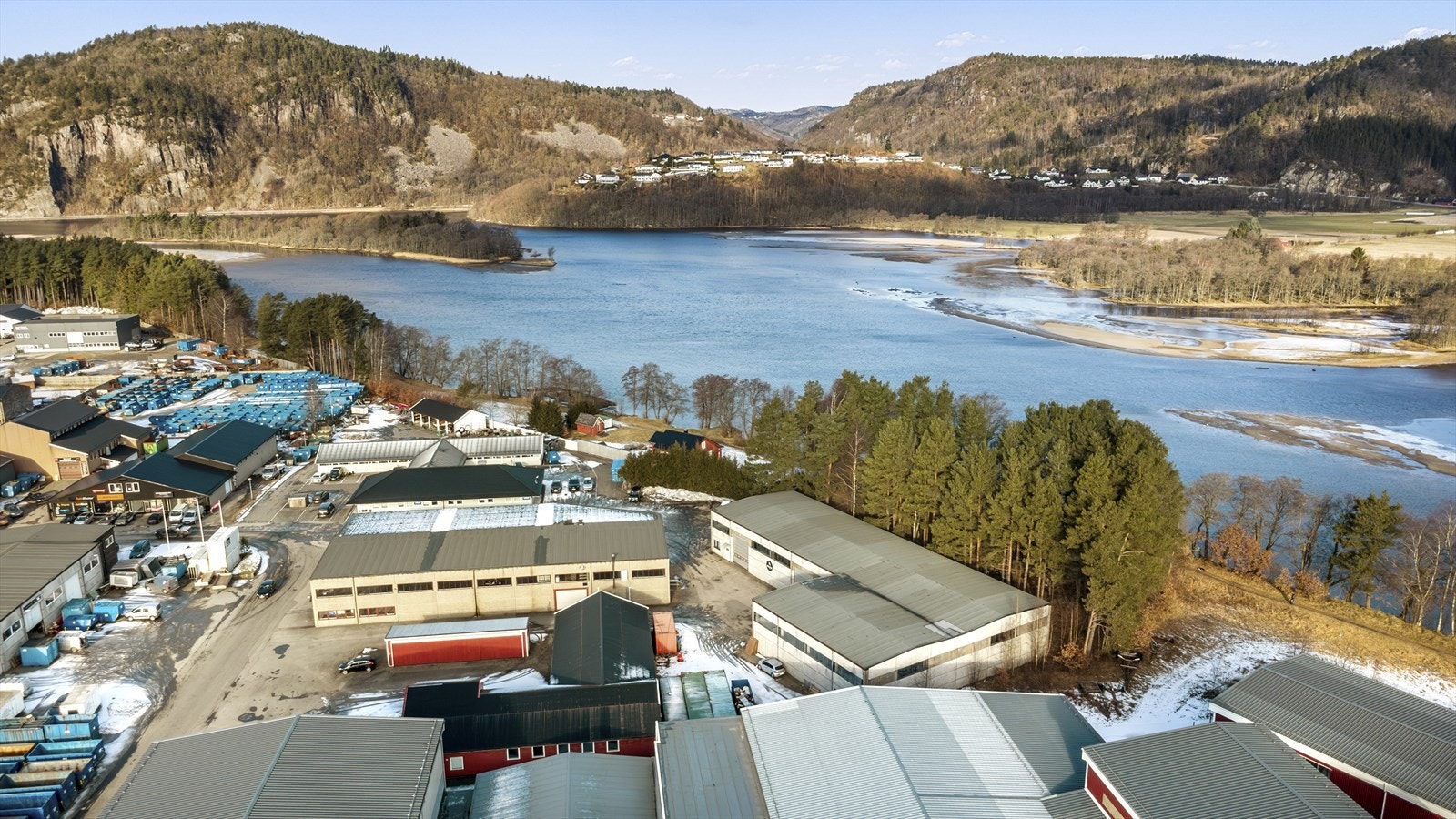 Dronefoto Galleribilde