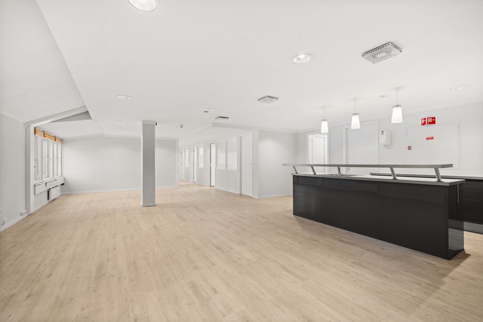 Kjøkken løsning - sosial sone - kontorlandskap Galleribilde