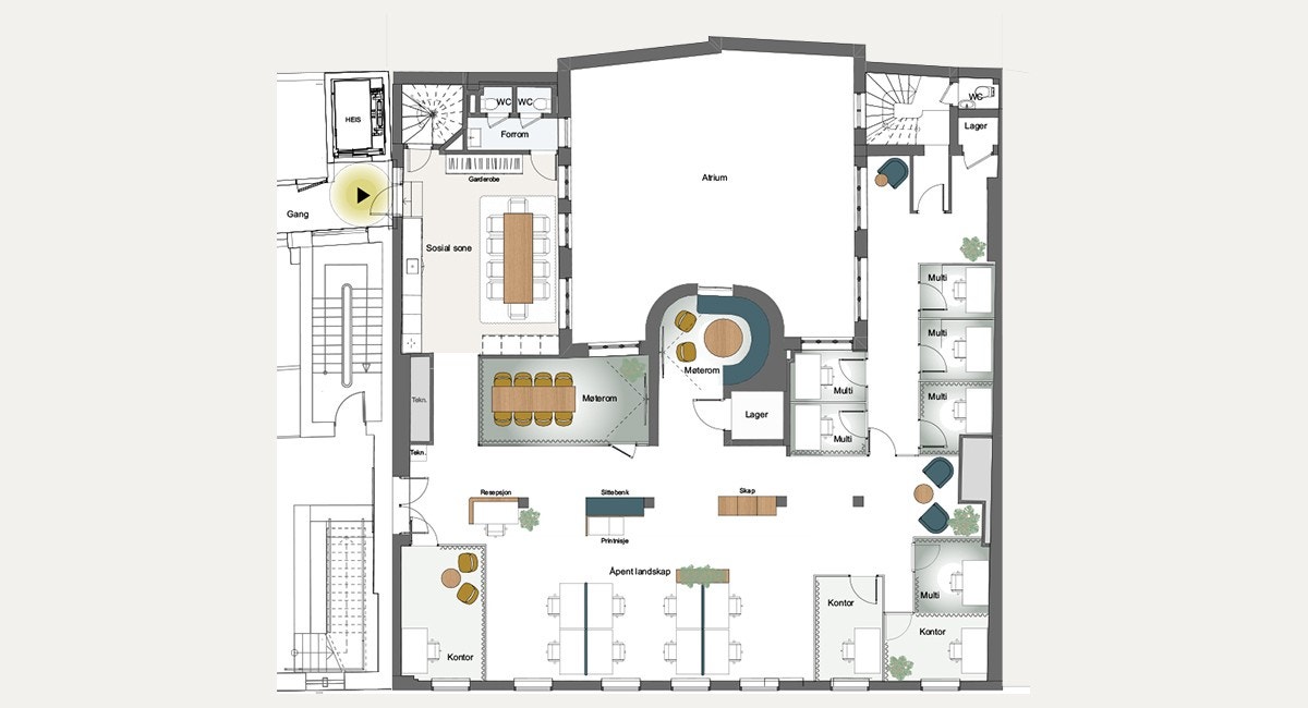 Dagens planløsning Galleribilde