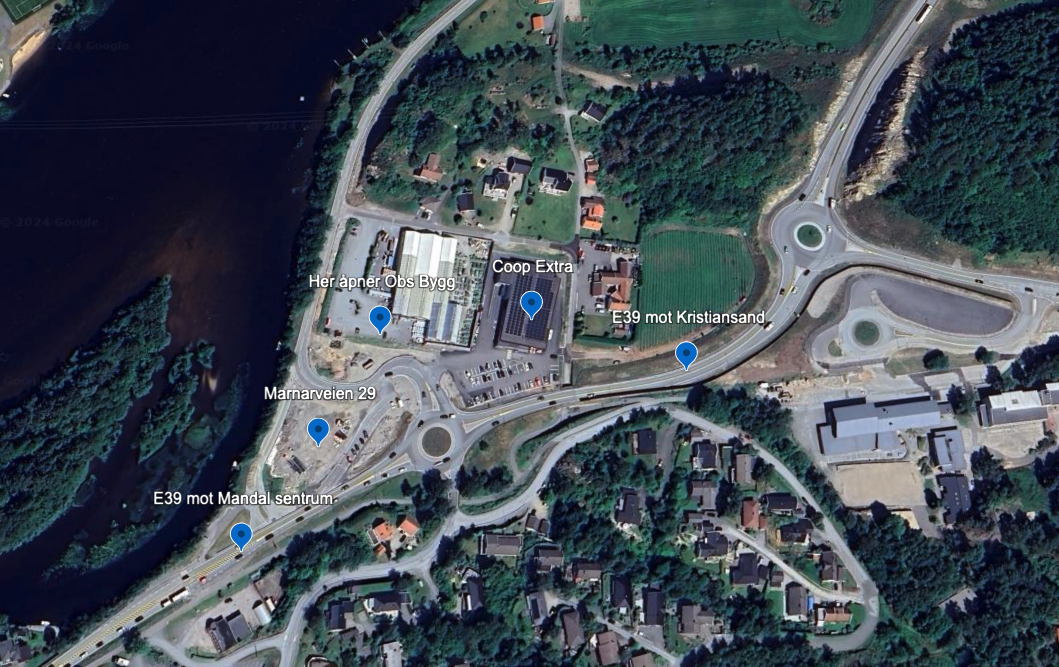 Beliggenhet. Foto: © 2024 Google Galleribilde