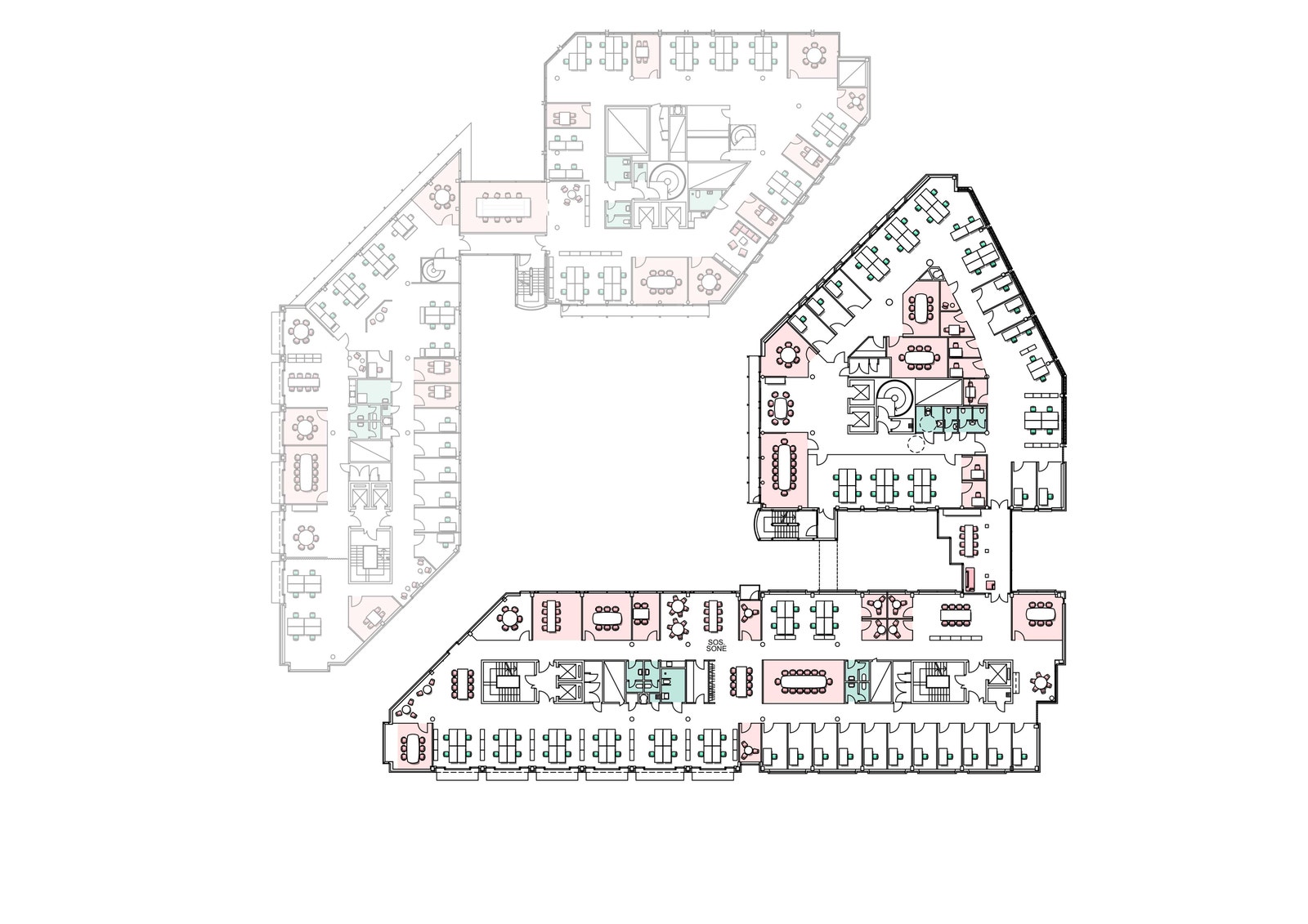 7. etg Bygg A og D ca 2129 kvm Galleribilde