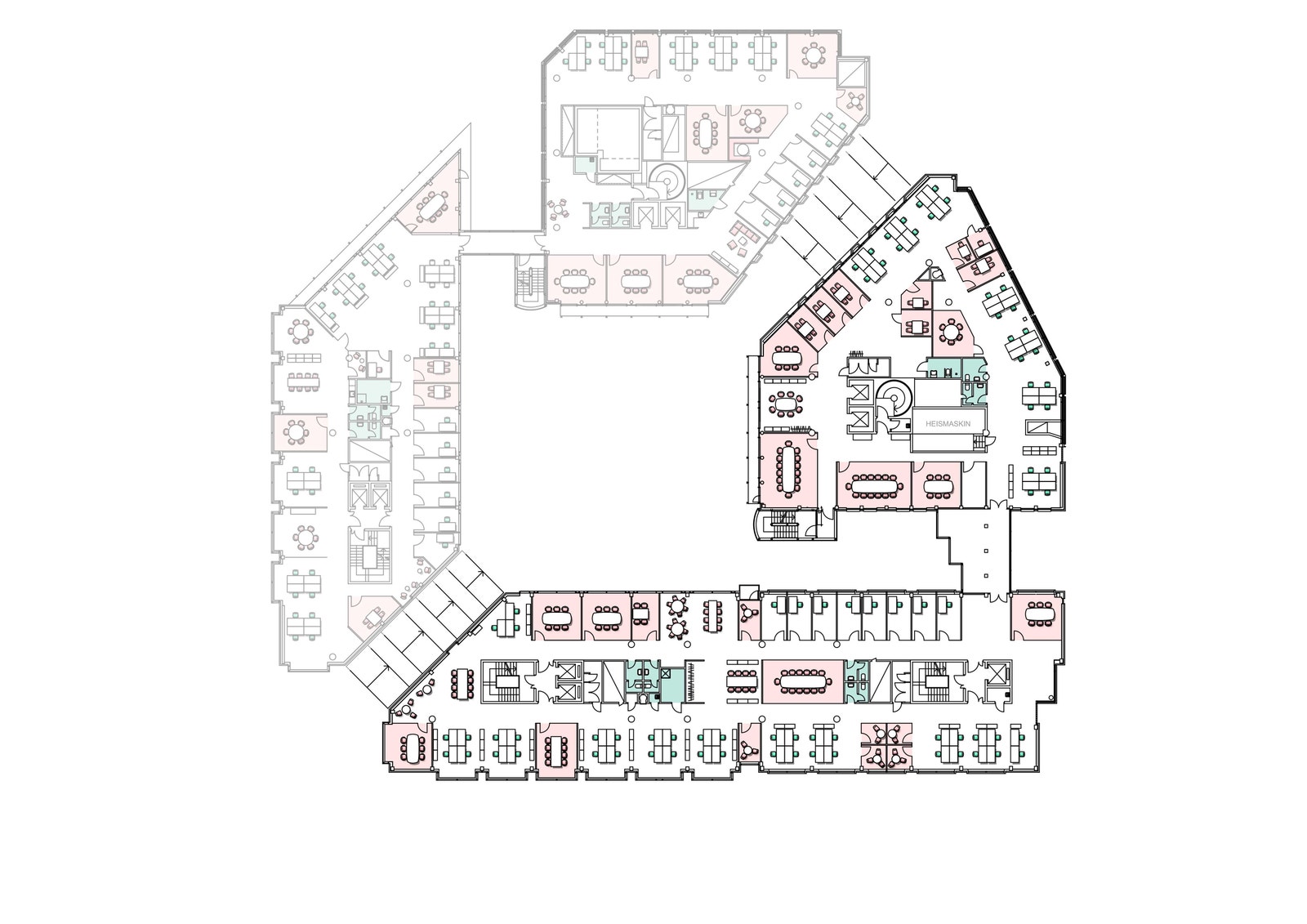 2. etg A og D Ca 2086 kvm BTA Galleribilde