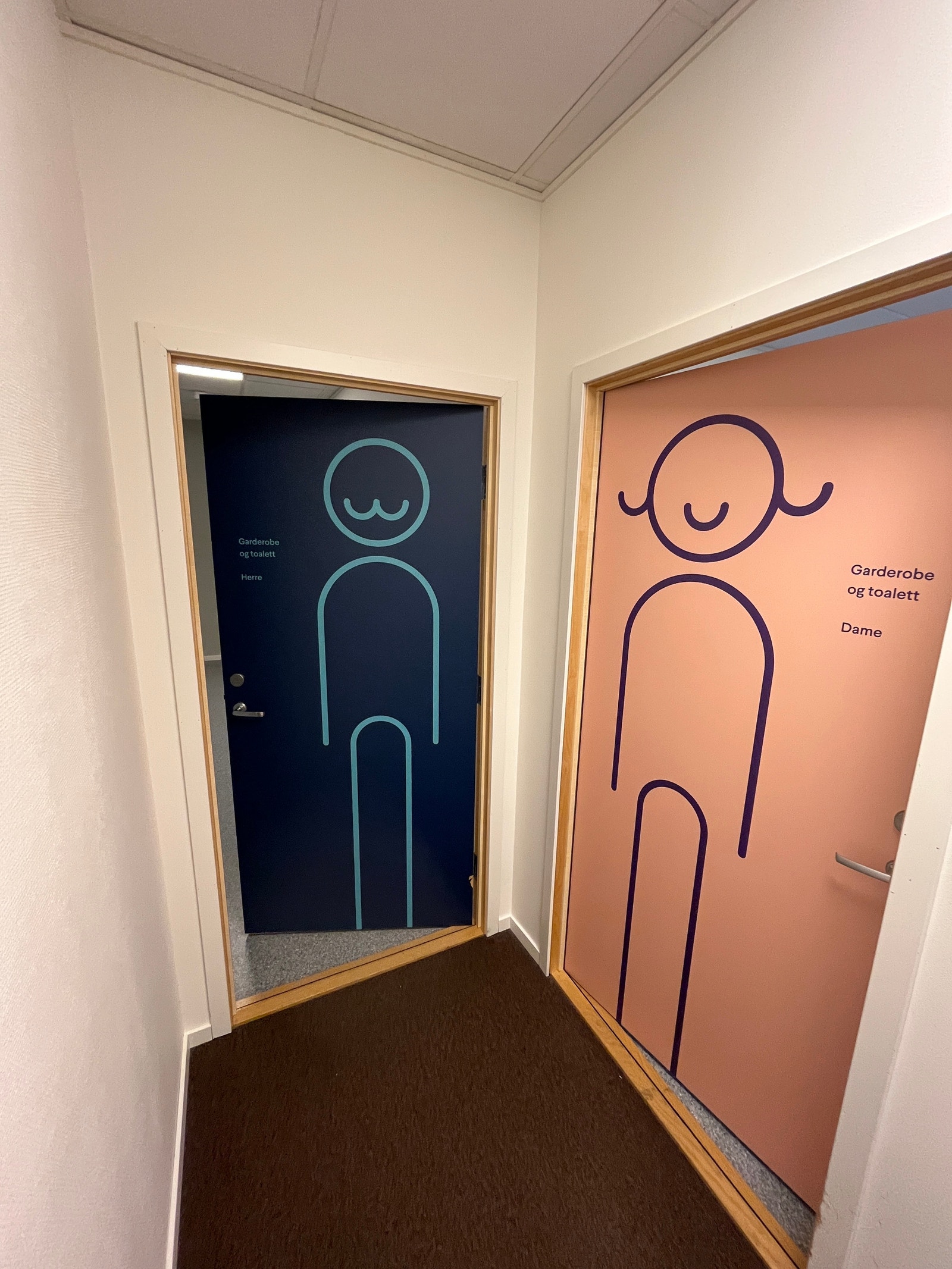 Dusj/Toaletter for herre/dame Galleribilde