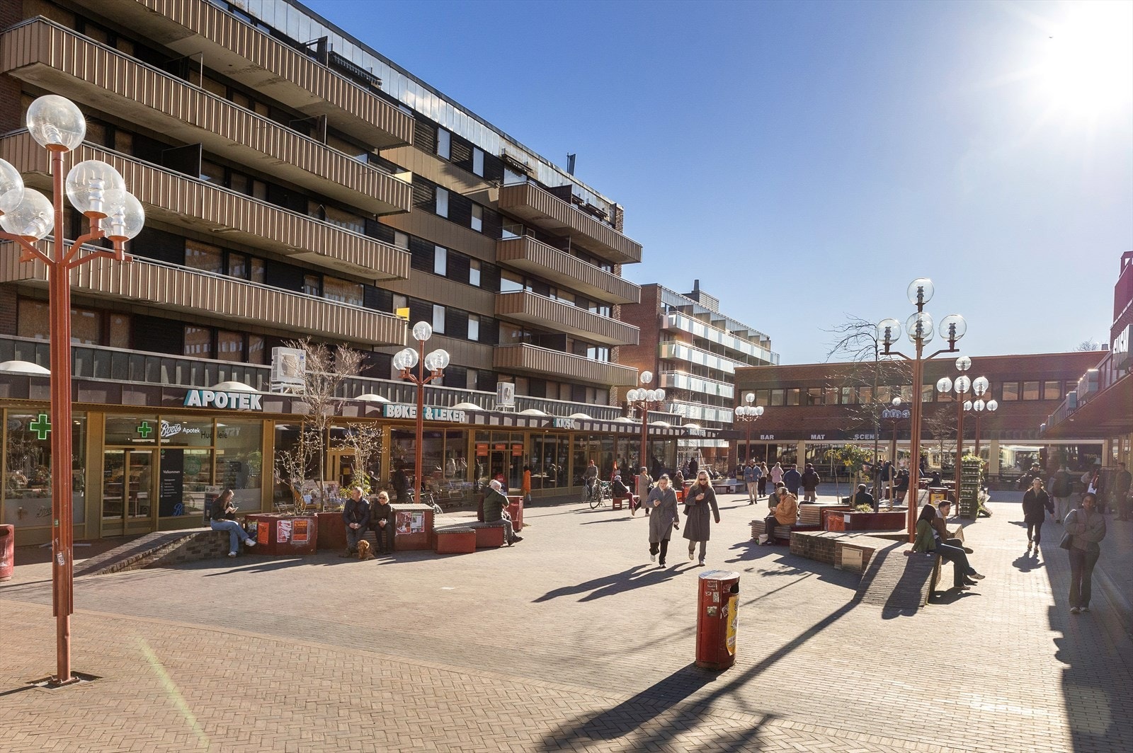 Tøyen Torg har en rekke unike og attraktive cafeer og spisesteder Galleribilde