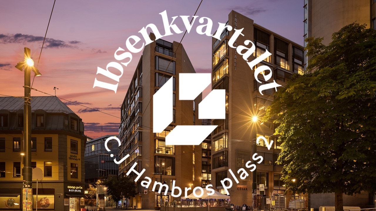 Ibsenkvartalet, flott beliggenhet ved Tinghuset Galleribilde