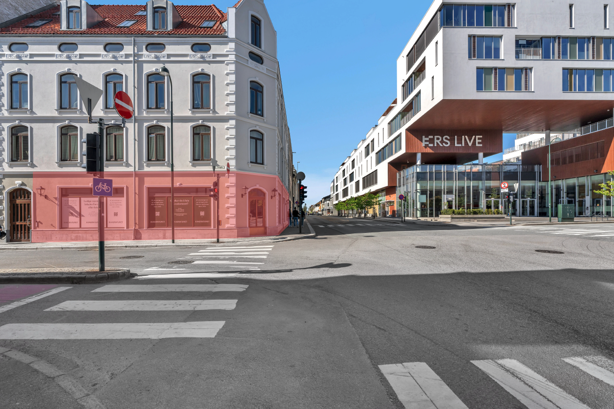 Sentral beliggenhet i Dronningens gate og Elvegata Galleribilde