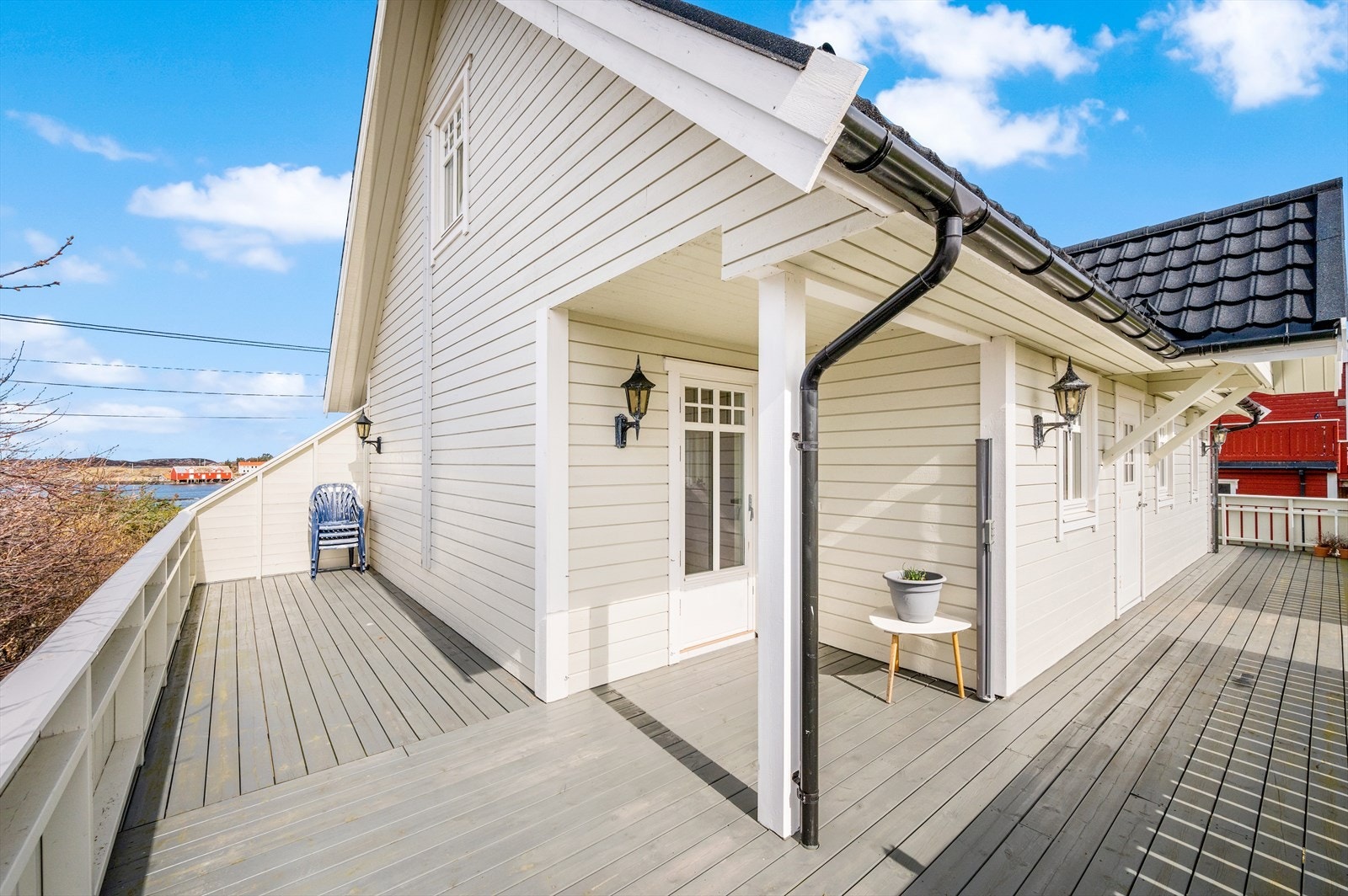 Terrassert areal ved boligen Galleribilde