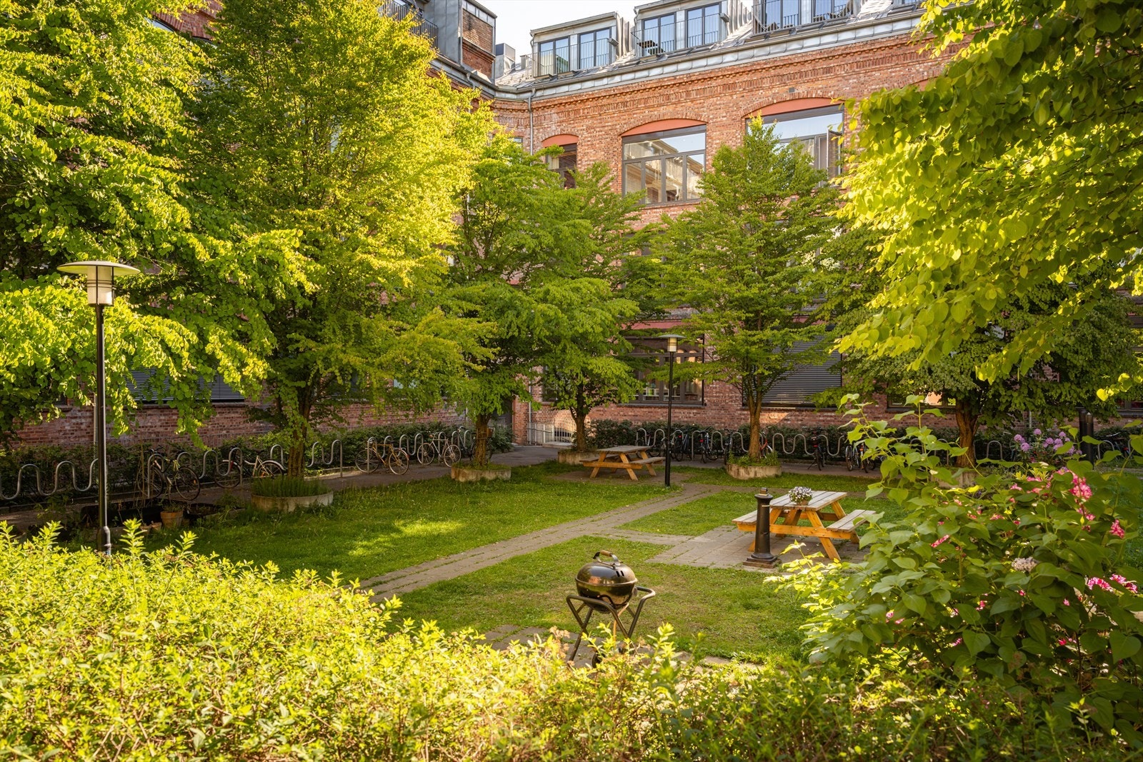 Felles bakgård til glede for beboerne Galleribilde