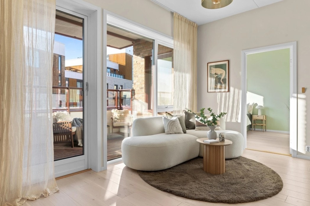 Boligen leies ut umøblert - bildene er fra gammel salgsannonse. Galleribilde