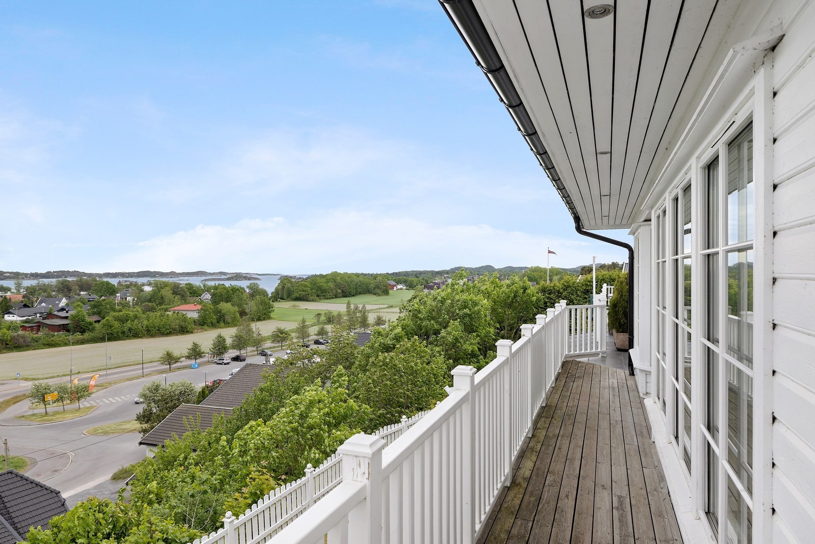 Flott utsikt fra alle steder på eiendommen. Galleribilde