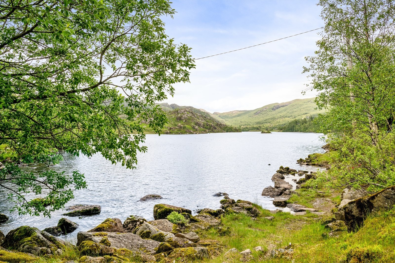 Som en ekstra bonus følger fiskerett i vakre Kjørrvatnet. Galleribilde