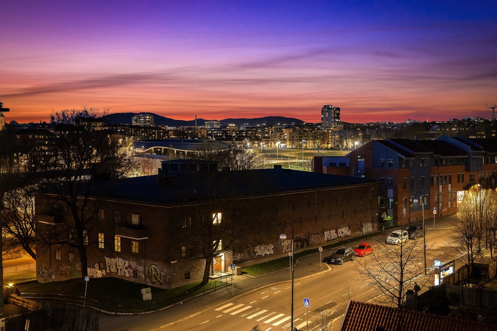 Fra leiligheten kan du nyte flott utsikt over byen. Galleribilde