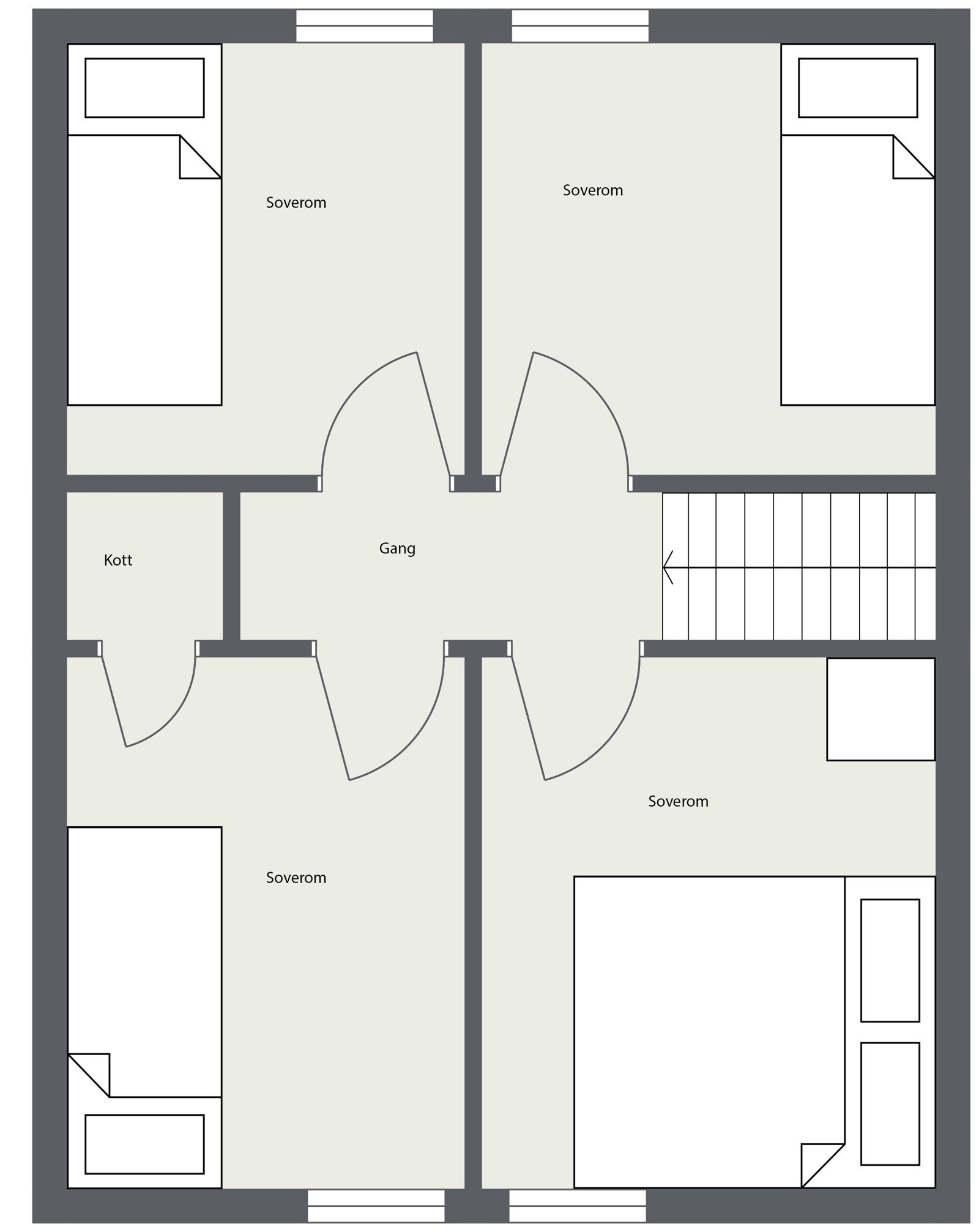 Planskisse Galleribilde