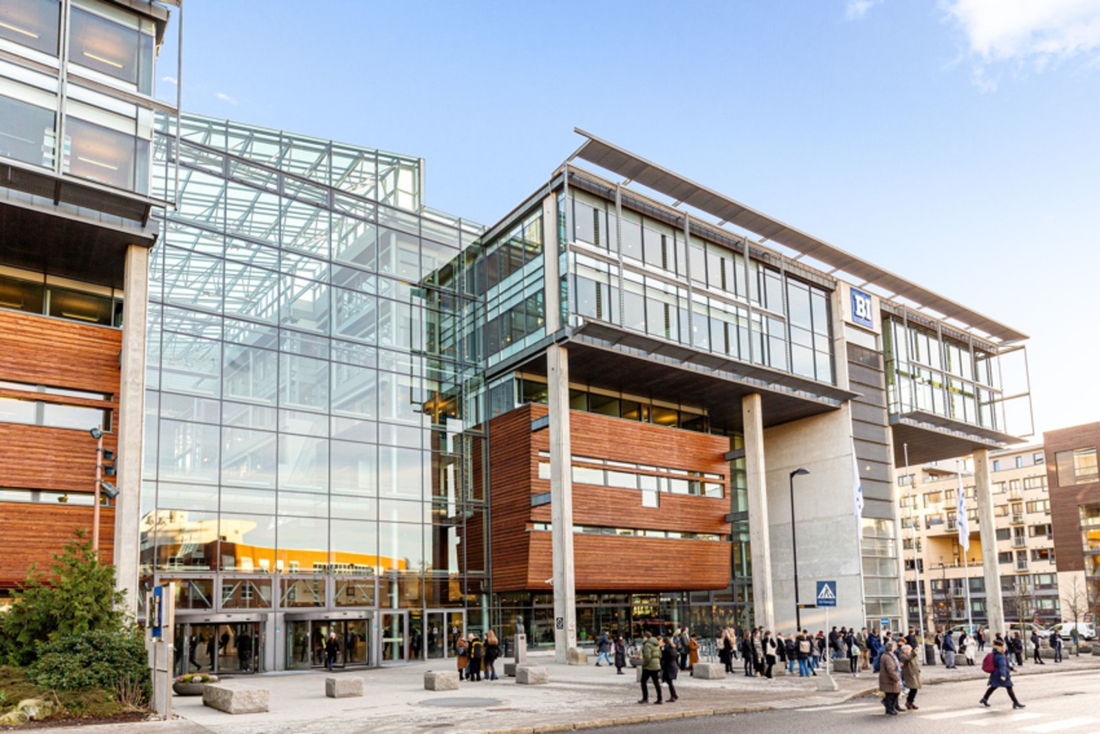 Kort gange til Handelshøyskolen BI. Galleribilde