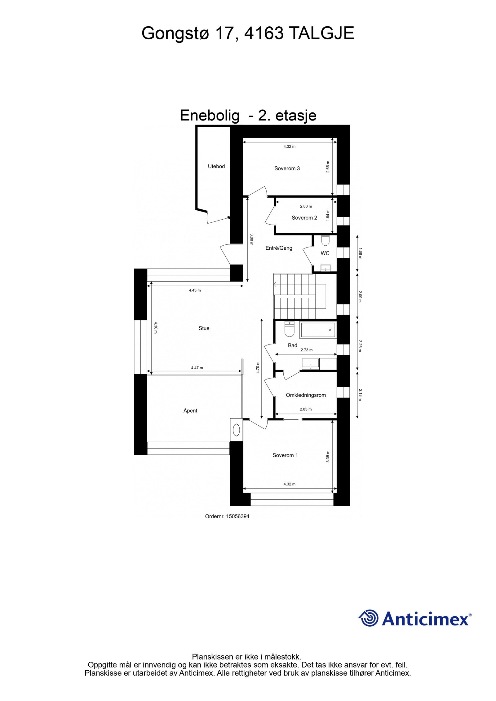 Planskisse 2. etasje Galleribilde