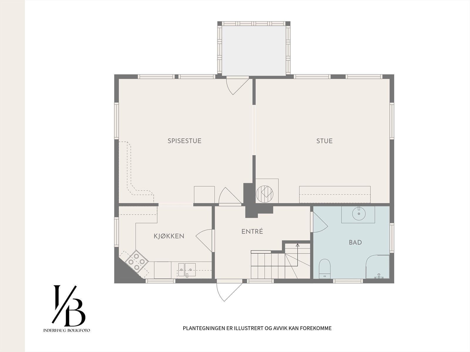 Planskisse - 1. etasje Galleribilde