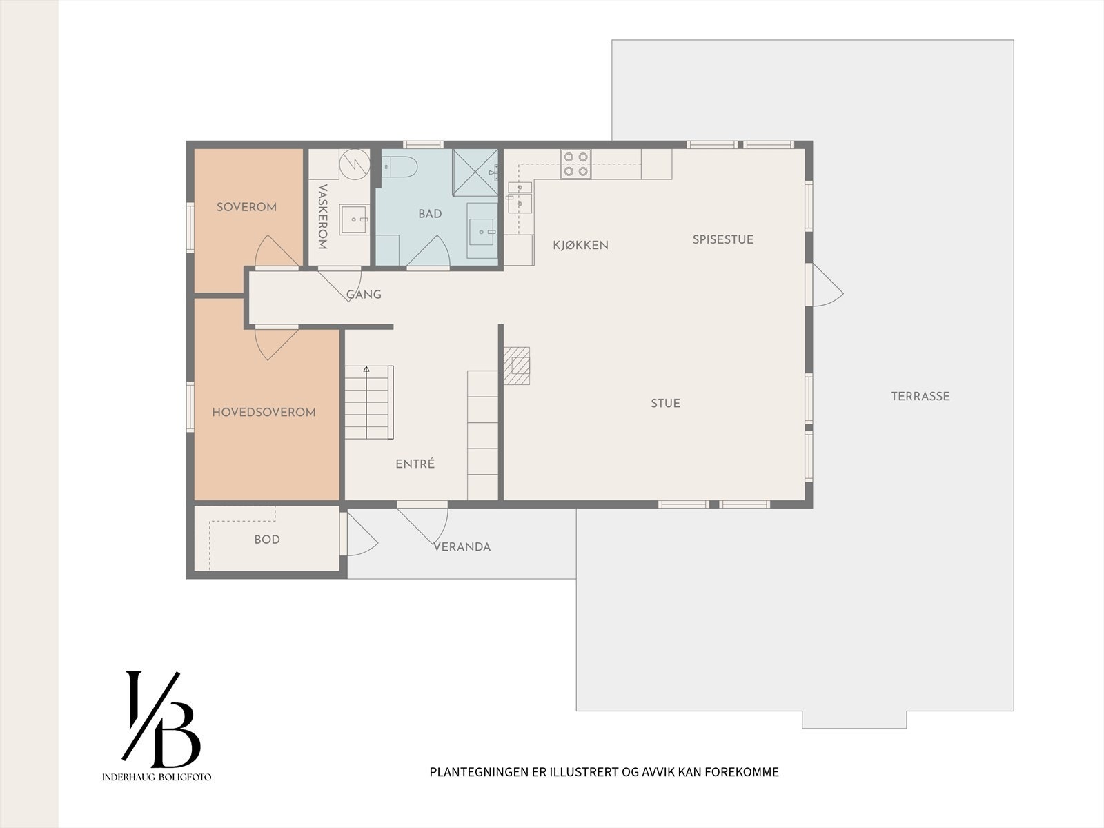 Plantegning - 1. etasje Galleribilde