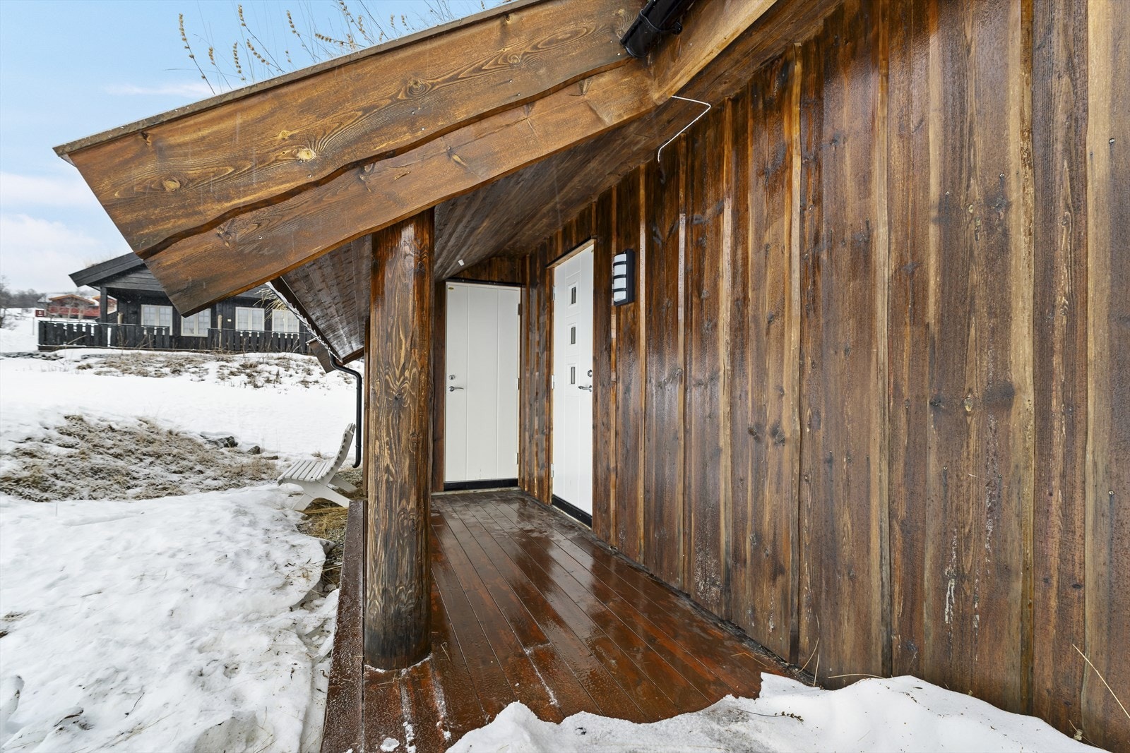 Overbygd inngangsparti Galleribilde