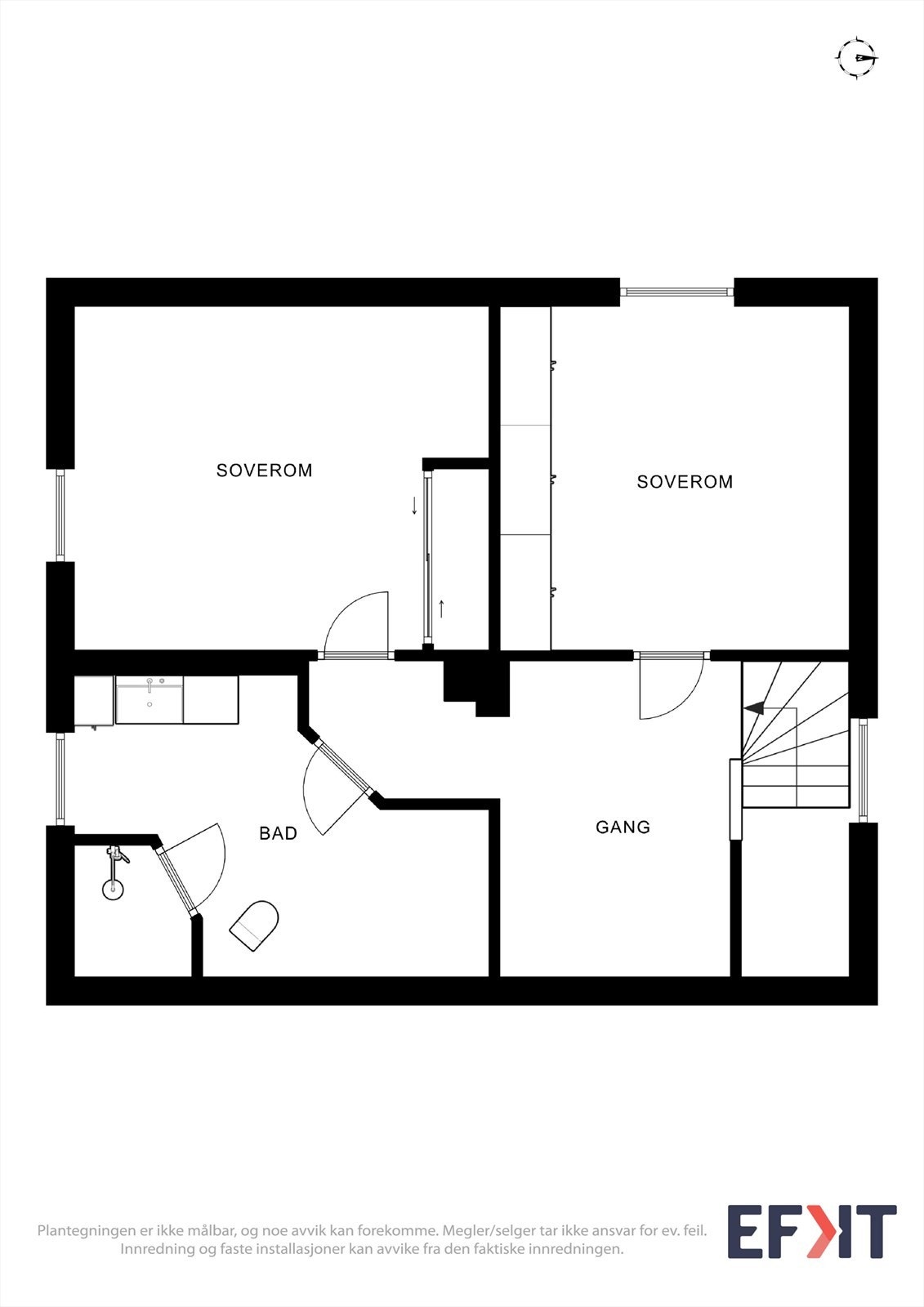 Plantegninger 2. etasje Galleribilde