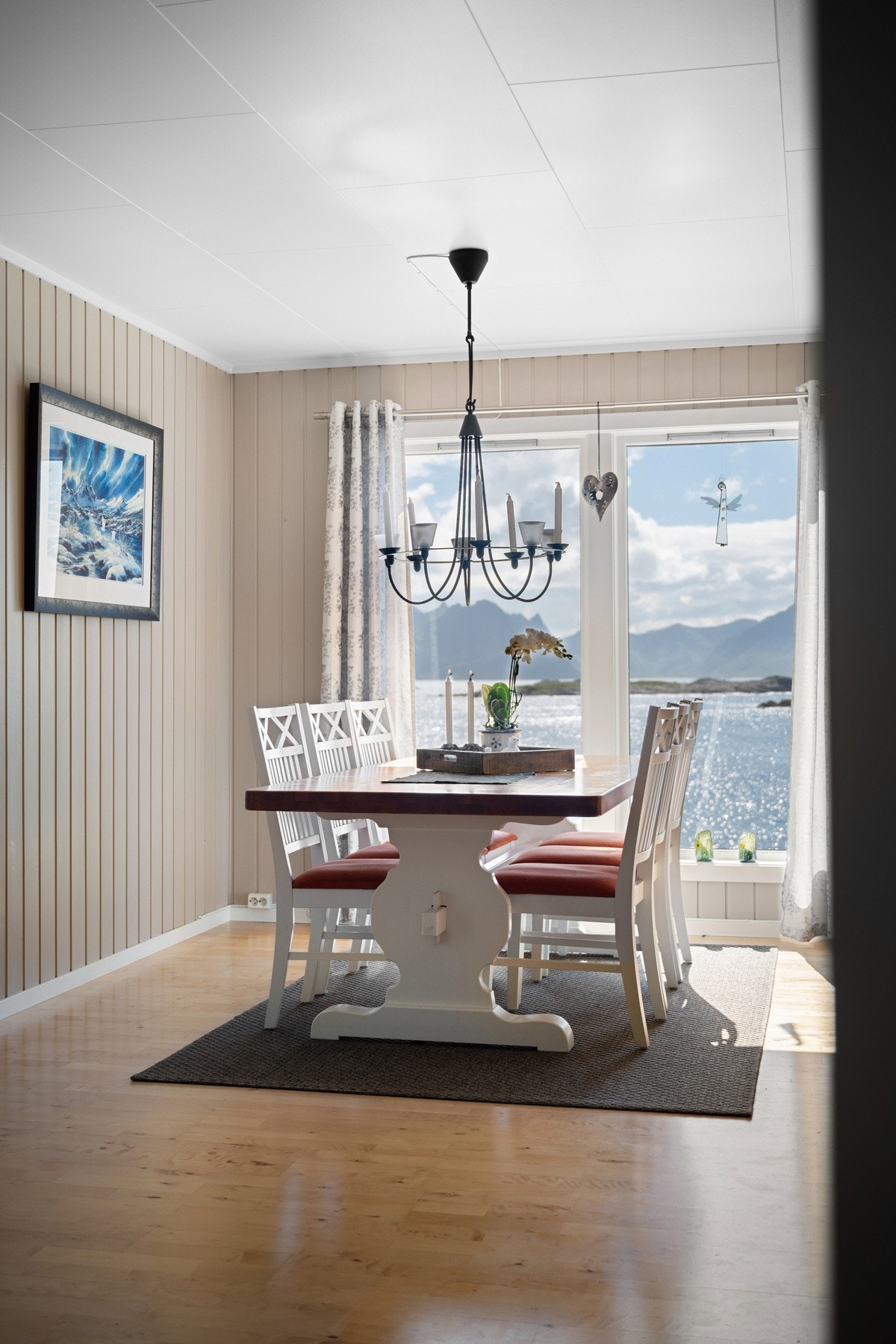 Her kan du servere gjester både god mat og nydelig utsikt Galleribilde