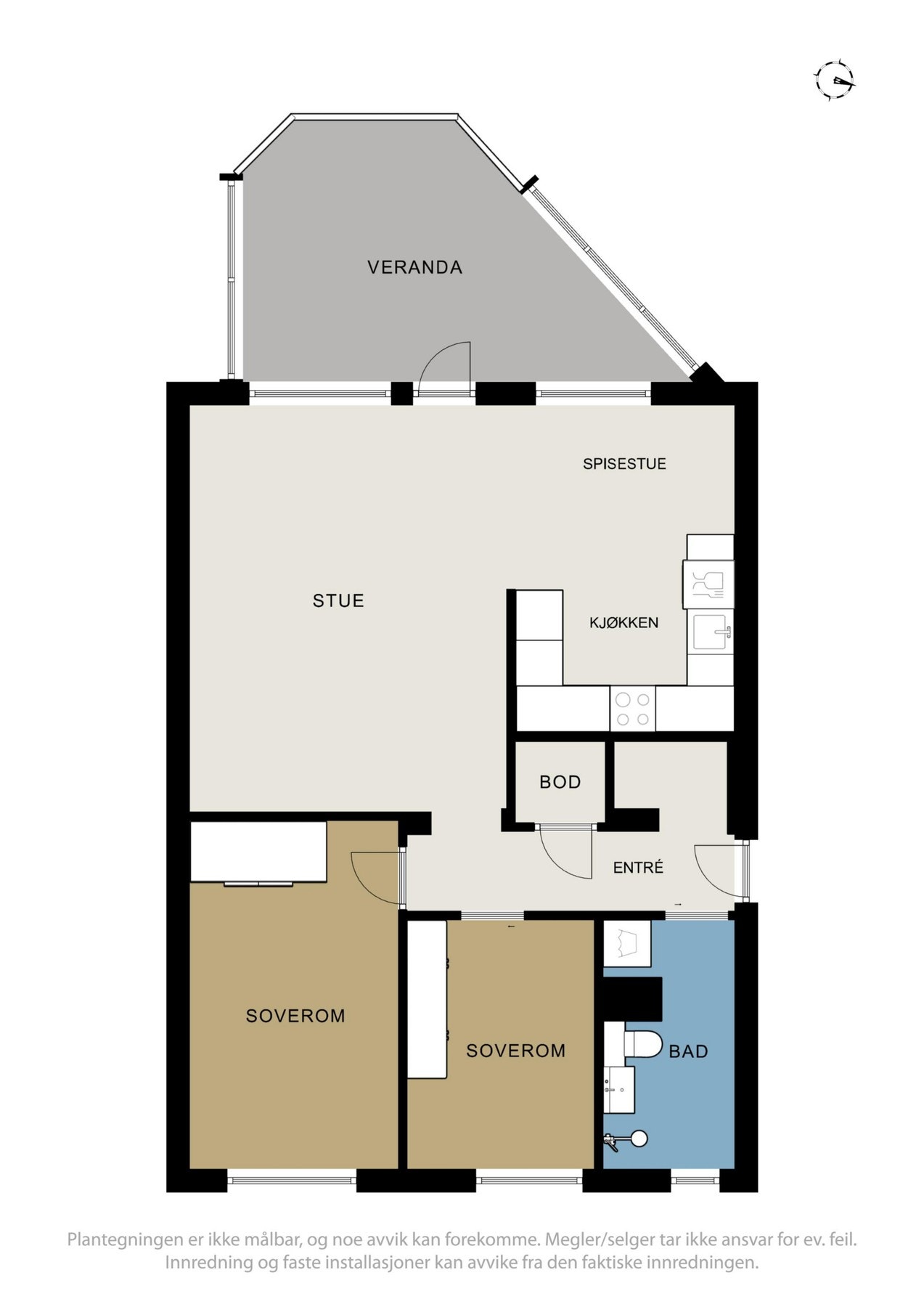 Plantegning. Galleribilde