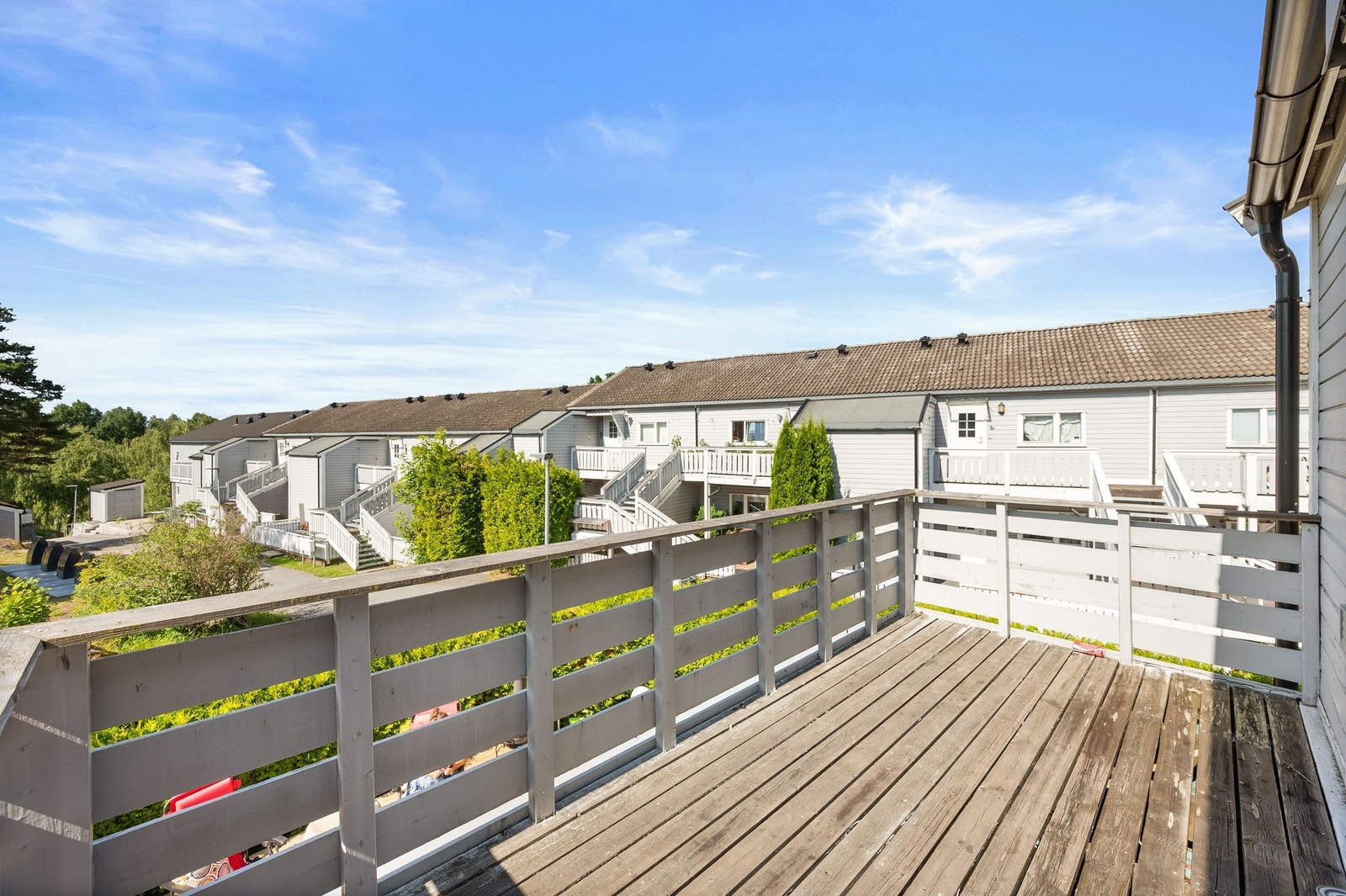 Uteområde Utsikt fra veranda Galleribilde