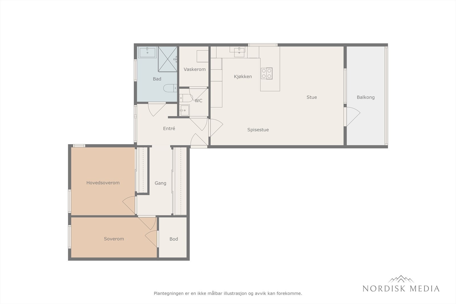 Plantegning Galleribilde