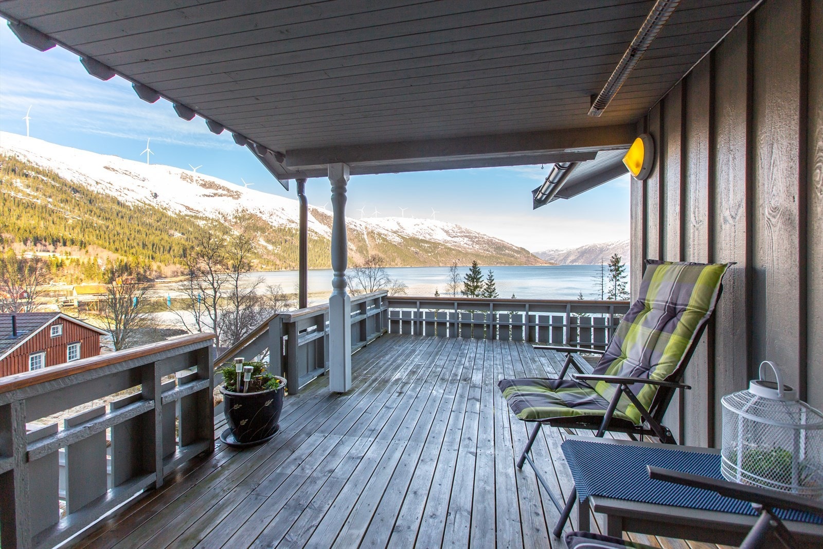 Nyt utsikten fra hele terrassen Galleribilde