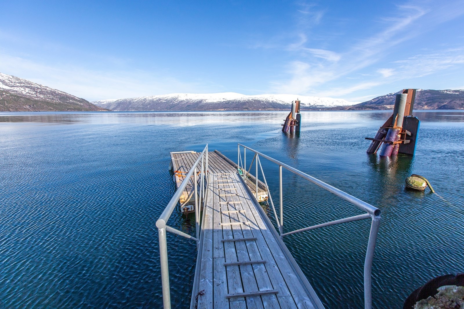 Her kan du legge båten når du kommer på besøk Galleribilde
