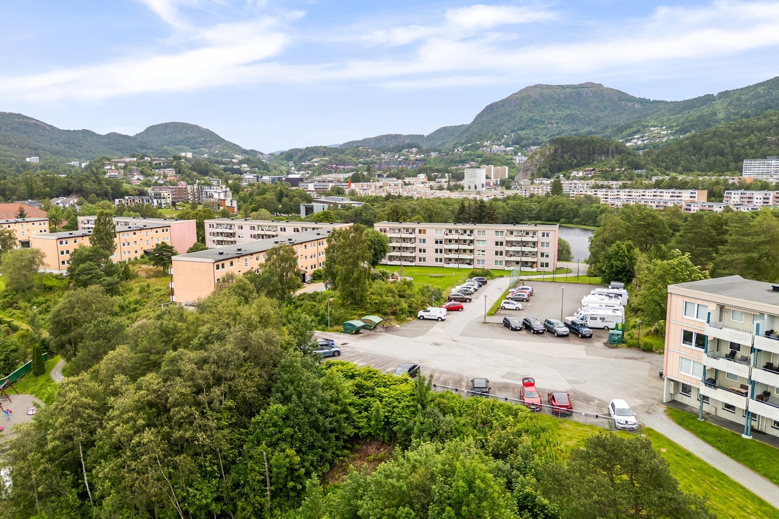 Dronefoto Galleribilde