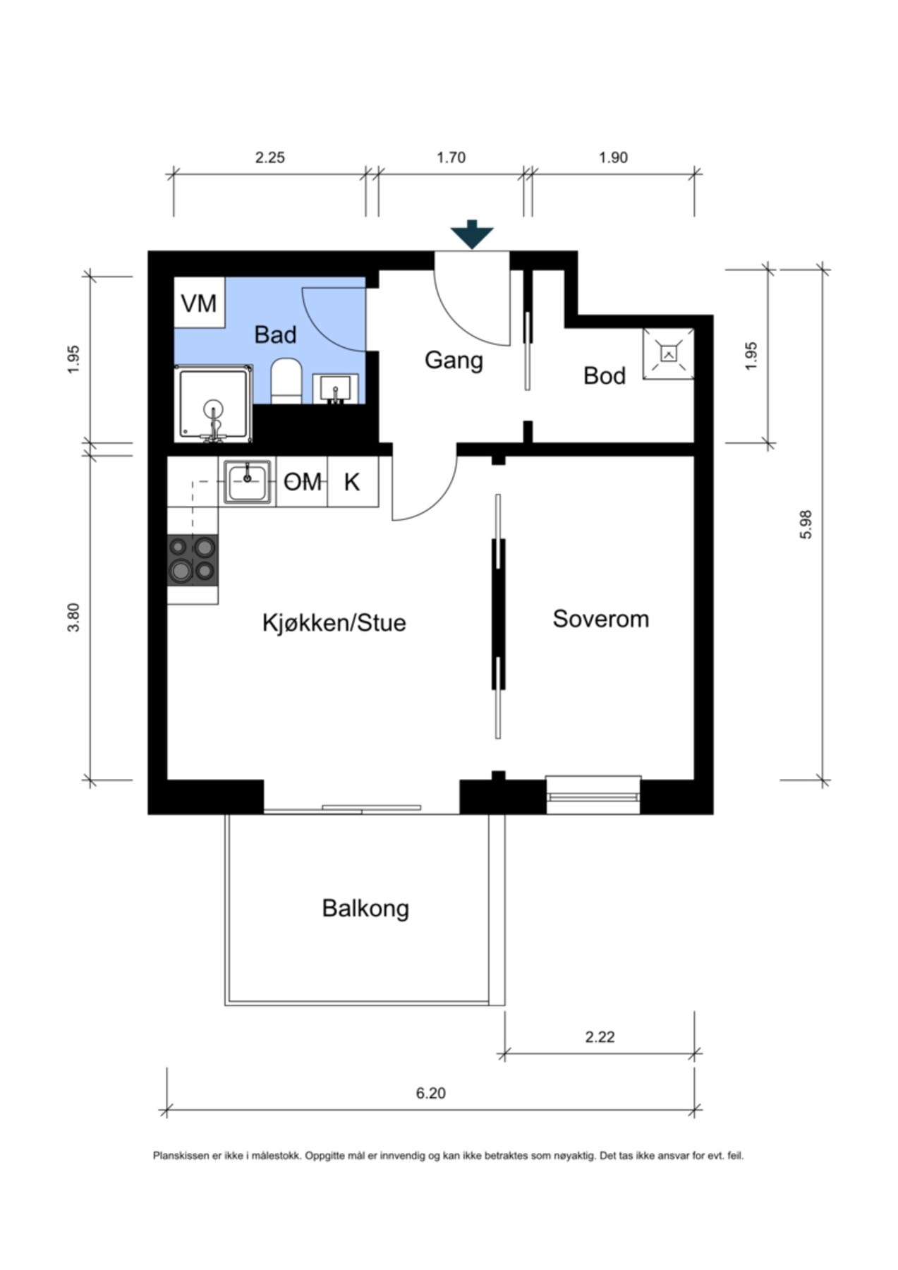 Planskisse Galleribilde